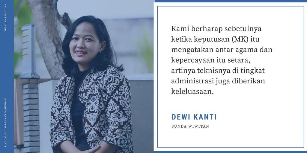 Dewi Kanti: Merawat Tradisi, Menggugat Diskriminasi