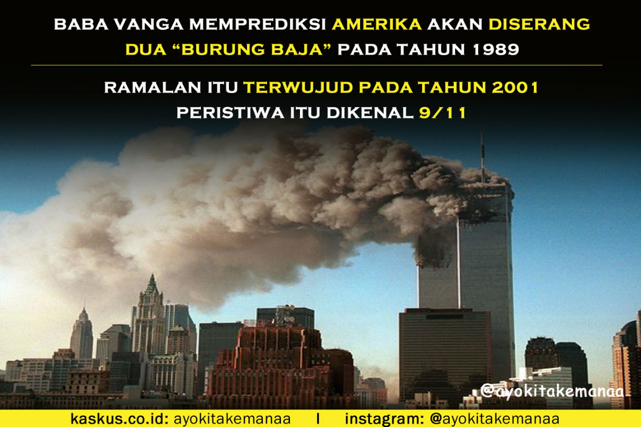 Inilah Ramalan Baba Vanga (Orang Yang Meramal Peristiwa 9/11) Untuk Tahun 2020