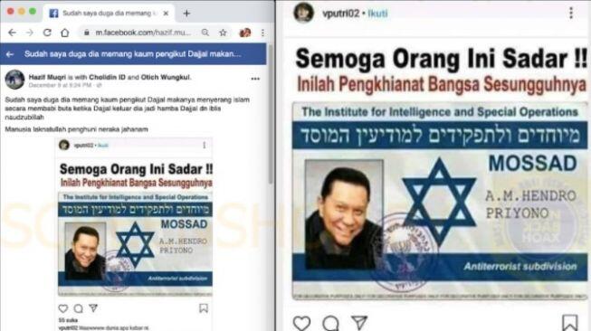 CEK FAKTA: Kartu Identitas AM Hendropriyono Anggota Mossad, Benarkah?