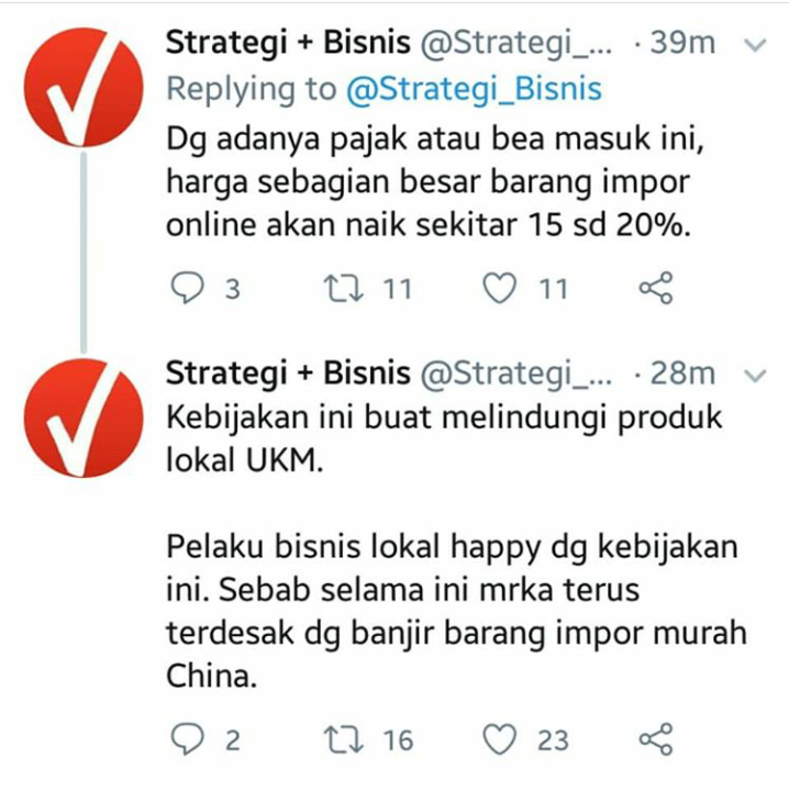 Bea Masuk Impor Barang Online Rp42 Ribu Berlaku Januari 2020

