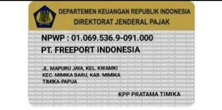 Penipuan Bpk. Ade Agustian Kesuma bagian Purchasing dari PT. Freeport Indonesia