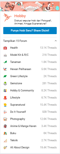 Hot Thread Tapi Ga Tau Masuk Channel Mana? Ini Pencerahannya Gan :)