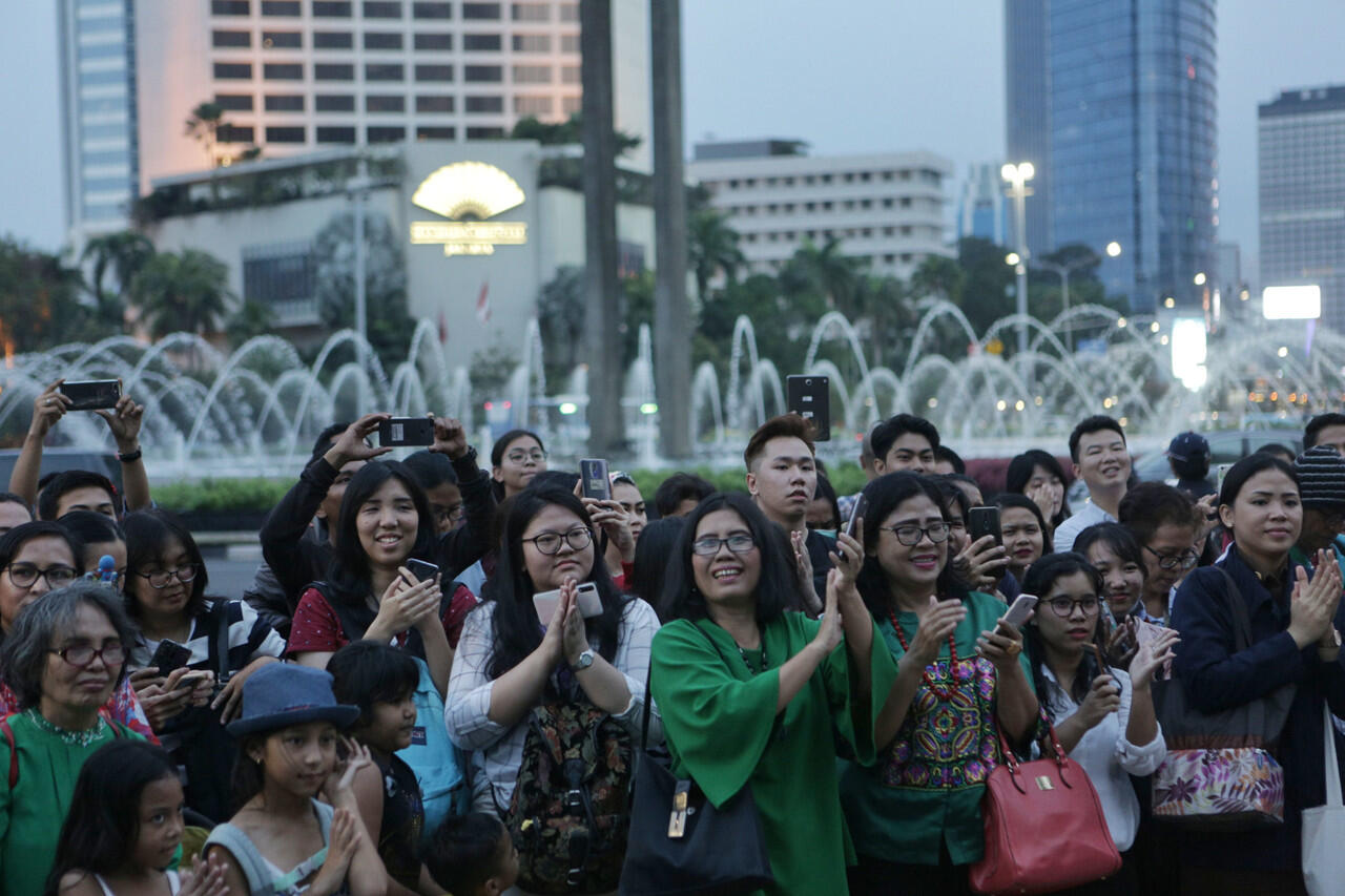 Foto: Semarak Christmas Carol Menyambut Natal di Ibu Kota
