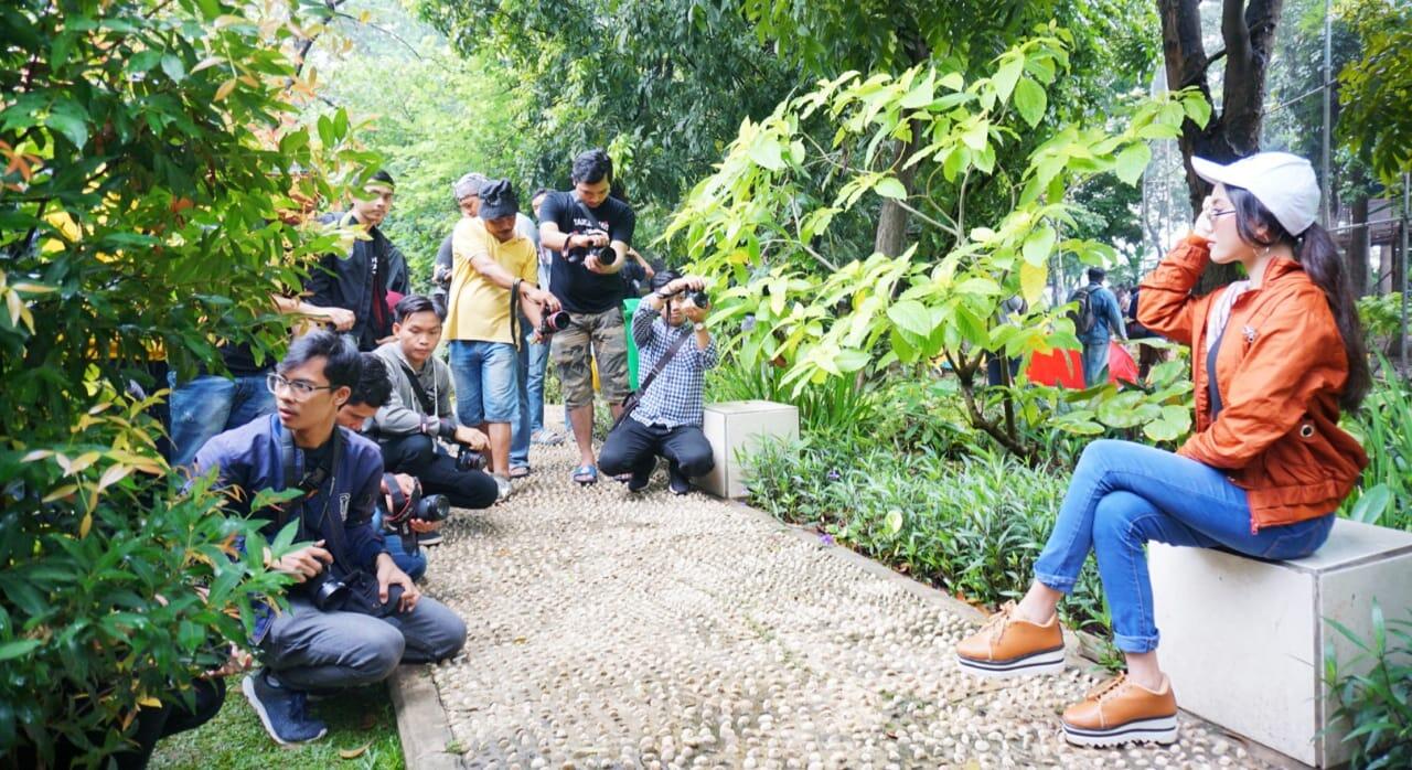 Puluhan Model dan Photografer Kumpul di Hutan Kota