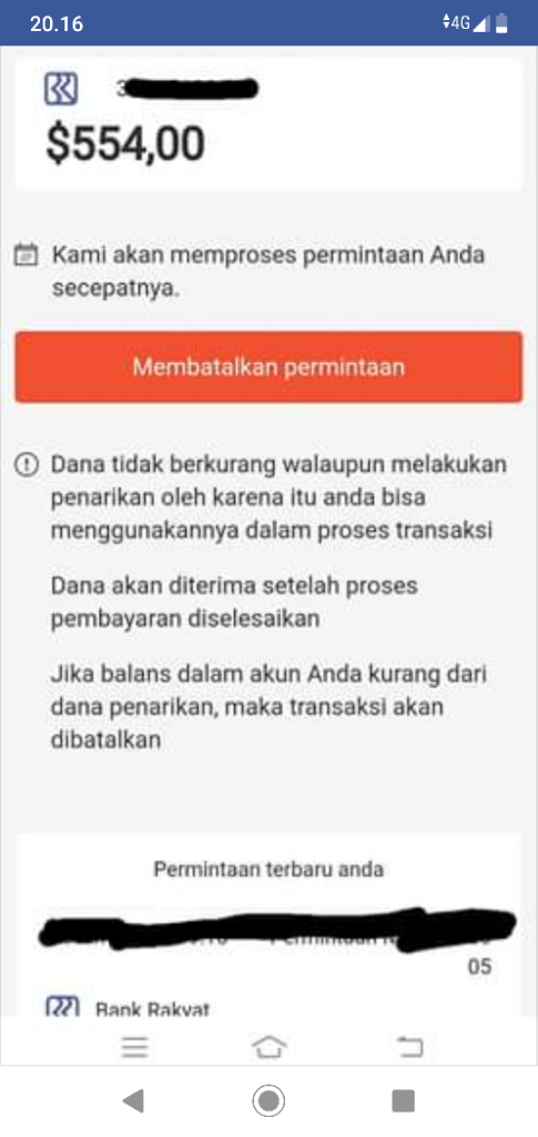$500 Dari Trading Tarik Langsung Ke Rekening