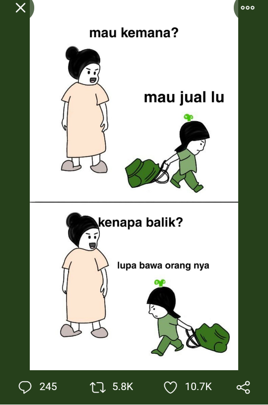 Meme &quot;Mau Kemana? Kenapa Balik Lagi?&quot; Viral di Twitter dan Fb! Agan Tahu Sejarahnya? 