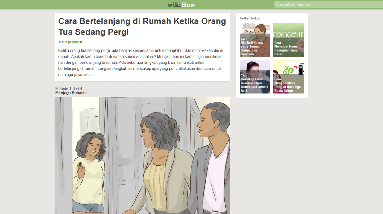 6 Tutorial Di Wikihow Yang Sedikit Tak Masuk Akal