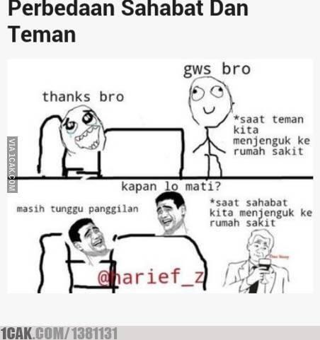 Deretan Meme dan Potret Nyeleneh Jenguk Teman Sakit, Bikin Ngakak!