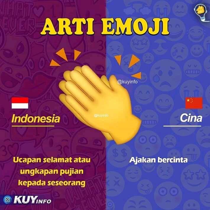 Ini Bedanya Arti Emotikon di Indonesia dengan Negara Lain, Ada yang Artinya Vulgar!