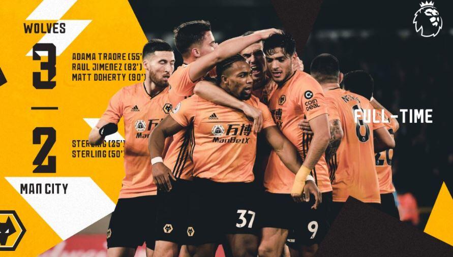 Sakit...Manchester City Jadi Korban Comeback Wolverhampton