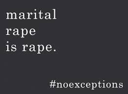 Marital Rape Is Rape, Don't Use It As A Joke