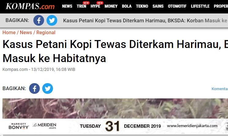 Empat Teror Binatang di Sepanjang Tahun 2019 !