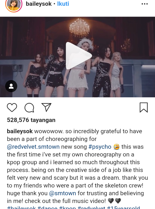 Anak Usia 15 Tahun Ini Ikut Terlibat Dalam Koreografi Lagu Red Velvet 'Psycho'
