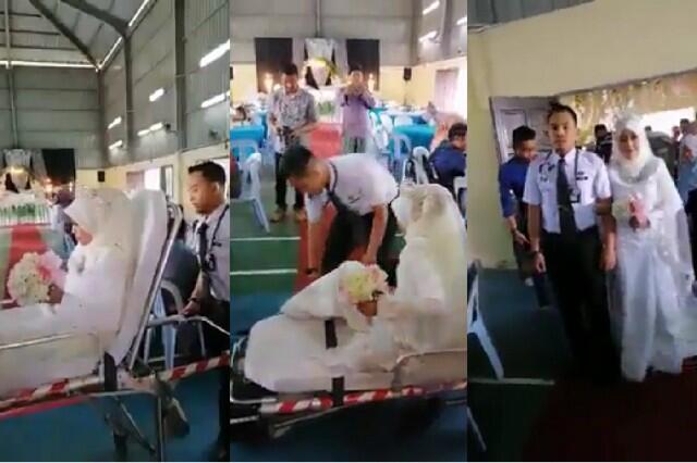 Pakai Ambulans untuk Jadi Mobil Pengantin, Pasangan Dihujat Netizen