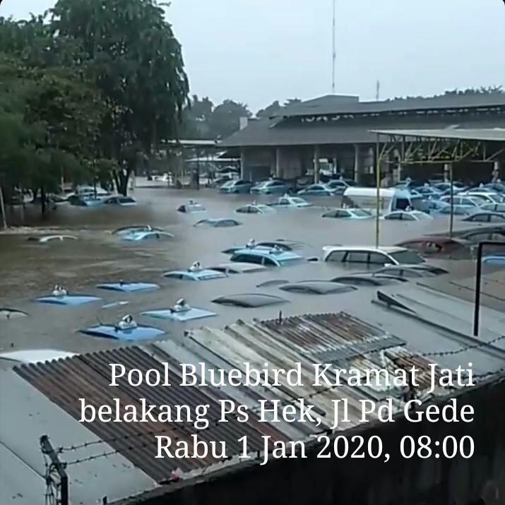 Tahun Baru, Jakarta Di Kepung Banjir