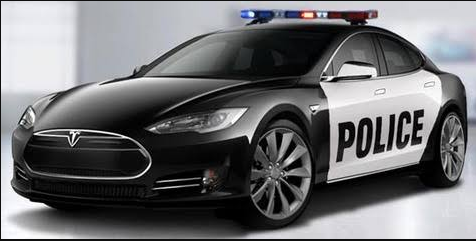 Tesla Milik Polisi California Kehabisan Listrik Membuat Gagal Mengejar Penjahat