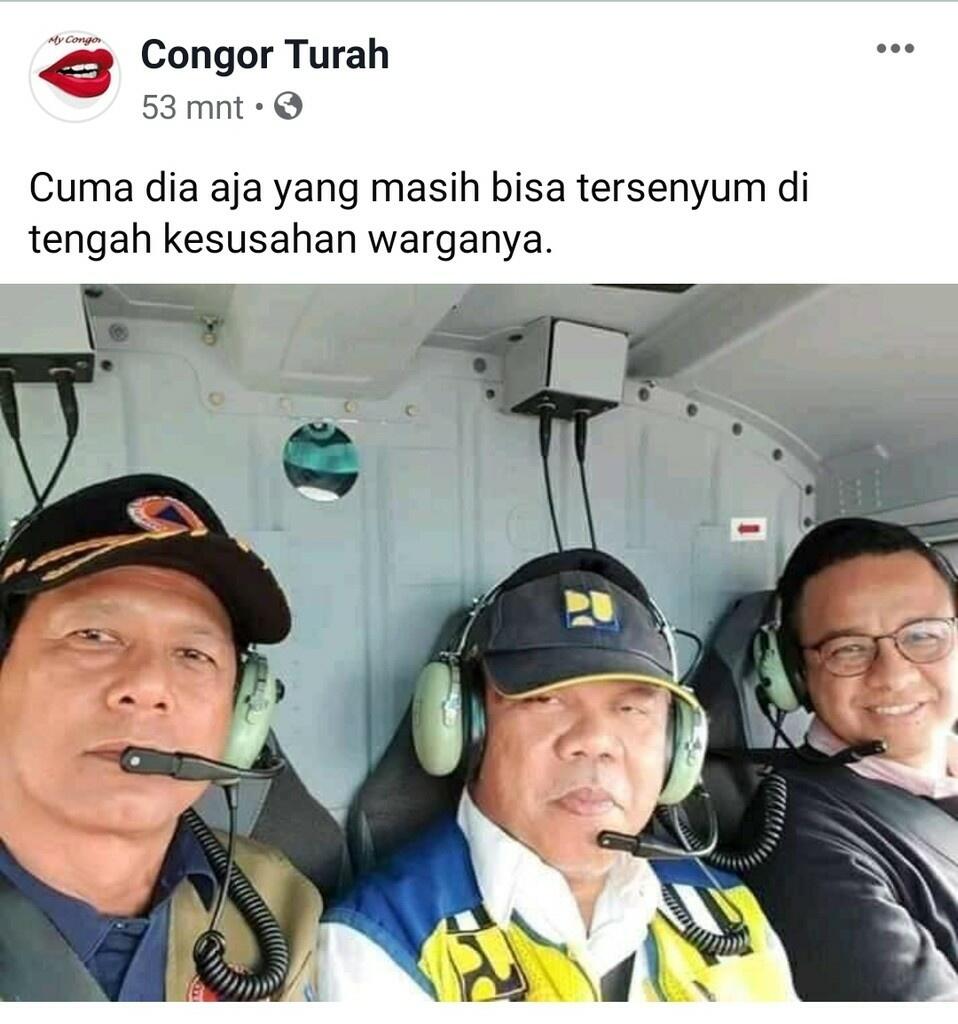 Menteri Basuki Kecewa Kepada Anies Setelah Melihat Fakta Dari Atas Helikopter