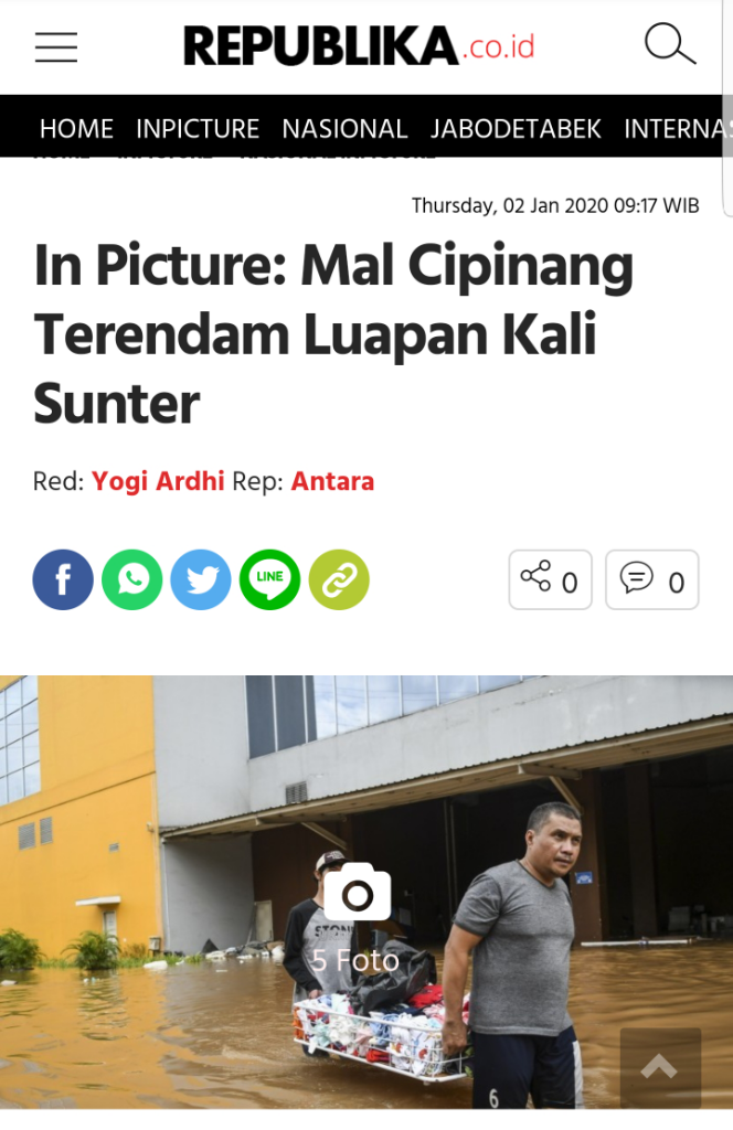 8 Warga Meninggal Dunia, Ini Titik Banjir di Jakarta pada Kamis Pagi