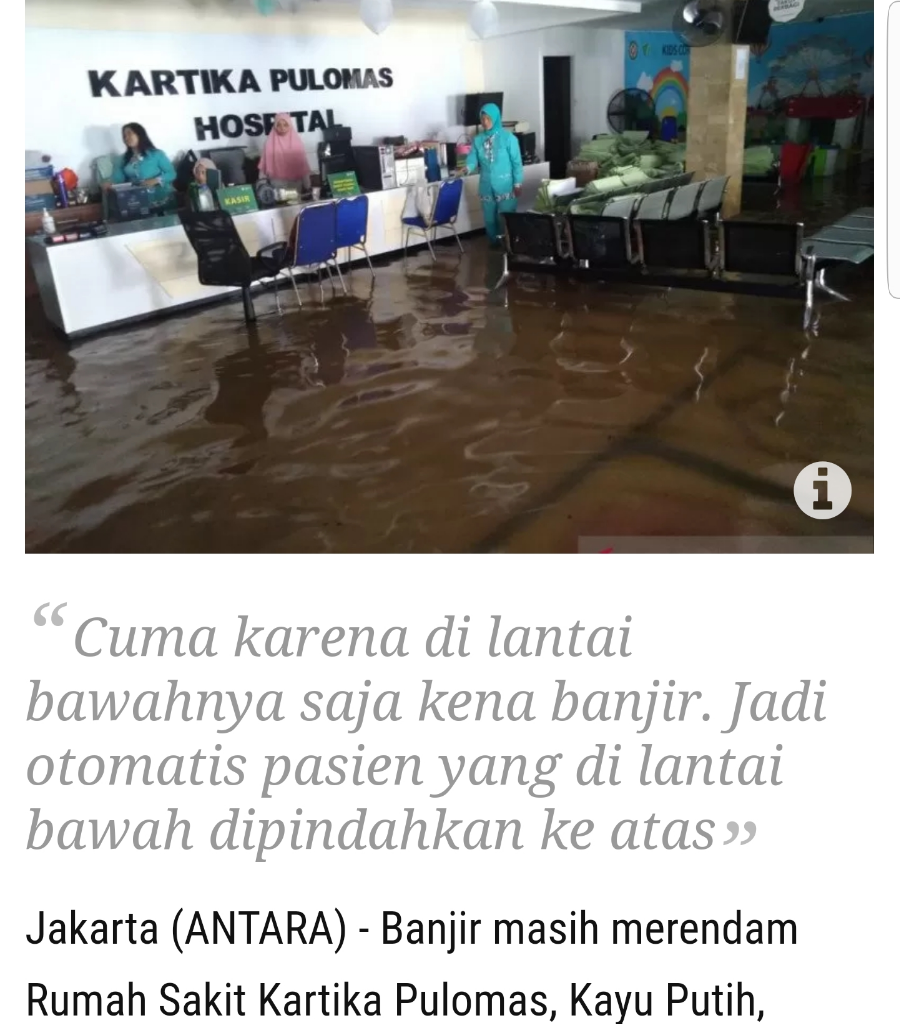 8 Warga Meninggal Dunia, Ini Titik Banjir di Jakarta pada Kamis Pagi
