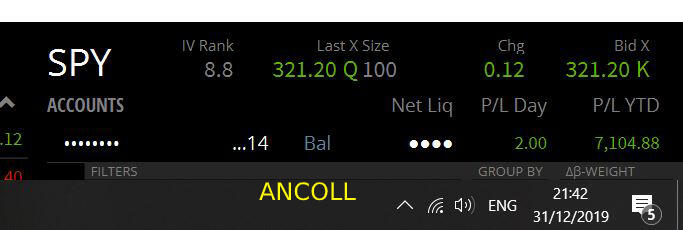 Profit YTD reset tiap ganti tahun di broker option manapun..