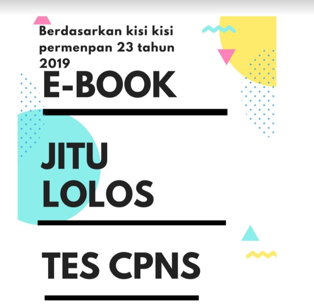 Ebook CPNS 2019 Berdasarkan Kisi Permenpan 23 Tahun 2019