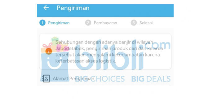 Imbas Banjir, Pengiriman Belanjaan di Blibli.com Alami Keterlambatan