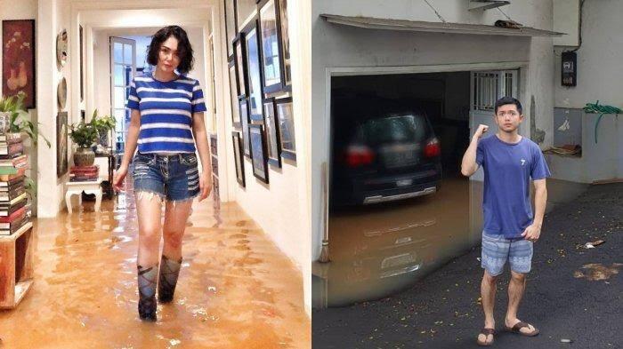 Yuni Shara Tampil Modis Ketika Banjir Di Rumahnya, Waww Seksi Gan