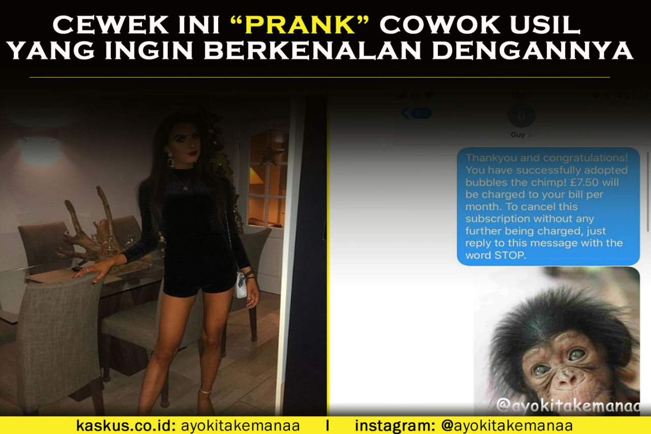 PRANK Ini Bisa Sista Gunain Untuk Bikin Kapok Cowok-Cowok Usil Yang Ngajak Kenalan