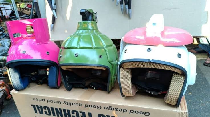 Ketika Penanak Nasi Dirancang Menjadi Helm