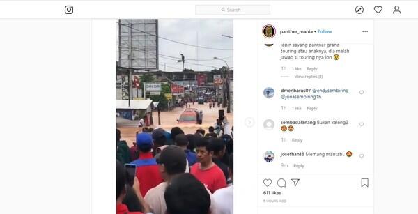 Viral Angkot Isuzu Panther Terabas Banjir, Disambut Tepuk Tangan