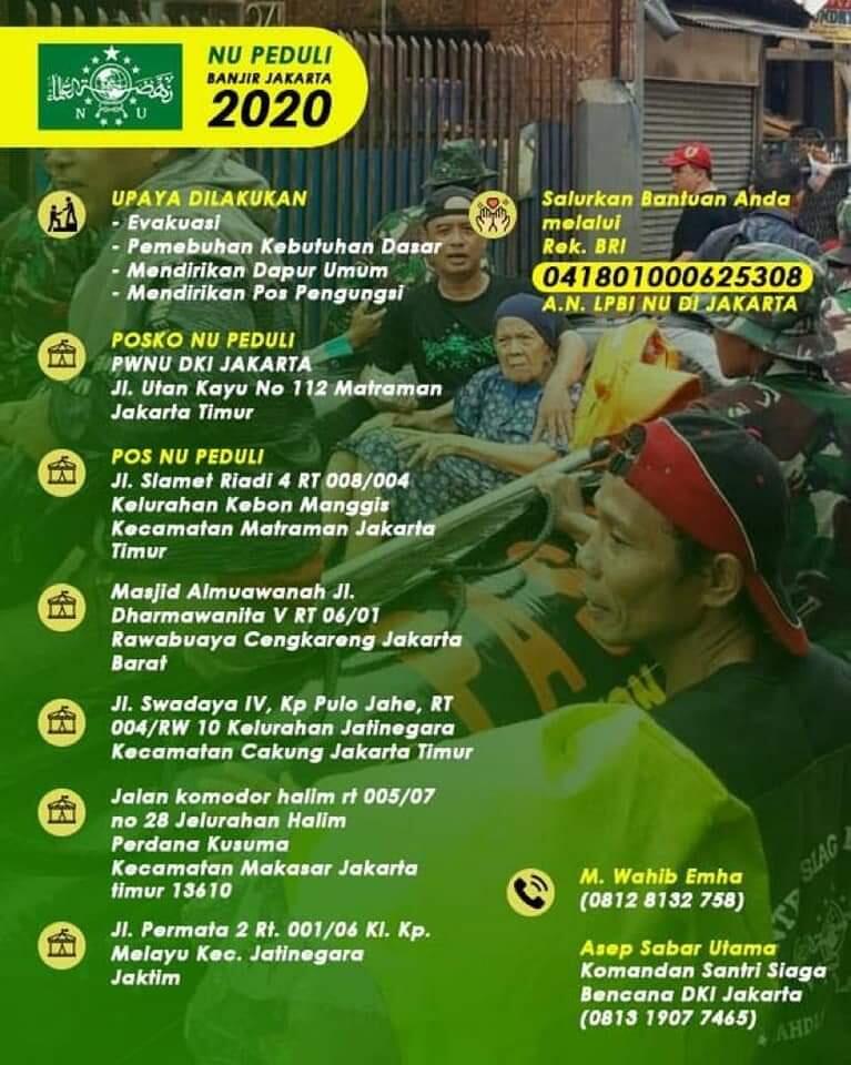 Polisi, BPBD hingga Banser Jateng Kirim Bantuan untuk Banjir Jabodetabek