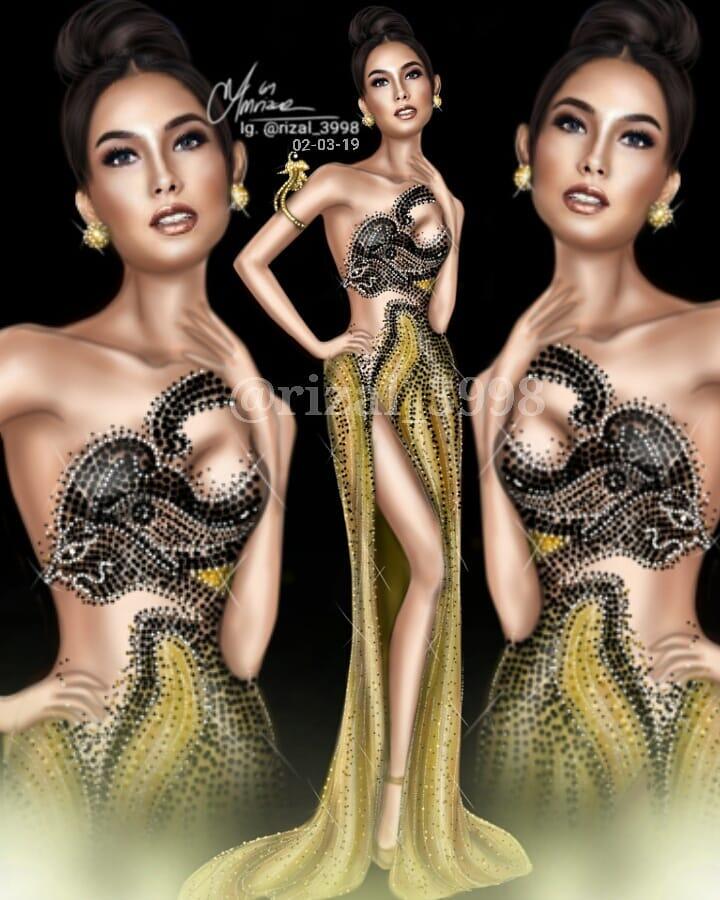 Rizal Sang illustrator Asal Jambi, Semakin Booming Dikalangan Pegeant Lovers