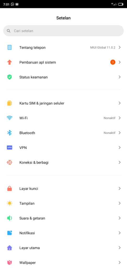 Cara Format Pengaturan Pabrik HP Xiaomi MIUI 11 Terbaru