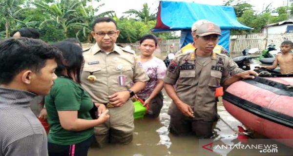 Banggakan Kinerja, Anies Sebut Hanya 15 Persen Jakarta Kebanjiran