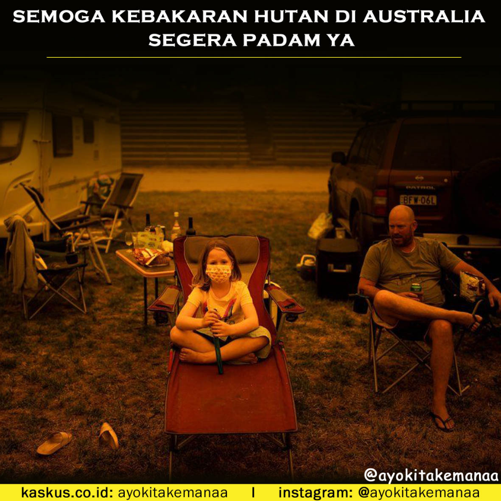 Potret Kebakaran Hutan Di Australia Yang Tidak Kalah Mengerikan Dengan Di Kalimantan