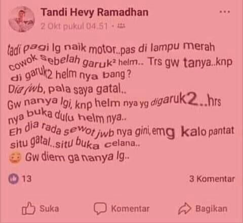 Tahan Tawa Untuk Yang Satu Ini, Dari Alay Hingga Gak Jelas Statusnya