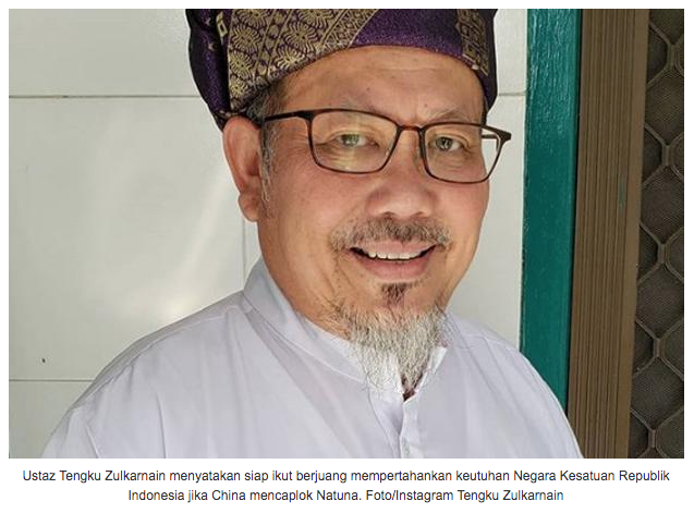 Geram China Klaim Natuna, Ustaz Tengku Zulkarnain Siap Korbankan Nyawa