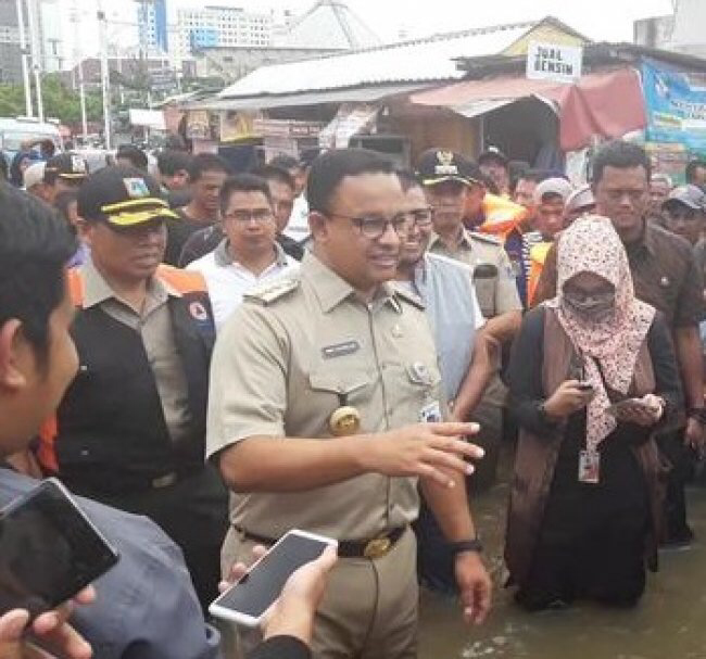 Haji Lieus: Banjir Jakarta Cara Tuhan Menguji Anies Jadi Presiden