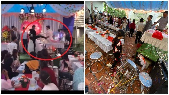 Benci Dengan Sikap Ayahnya, Pengantin Pria Ini Mengamuk Di Pernikahannya