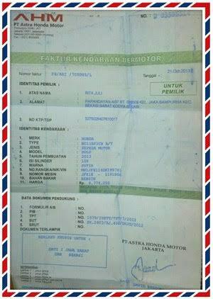 Kenapa Faktur  Pembelian Motor  Lebih Murah Dari Harga 