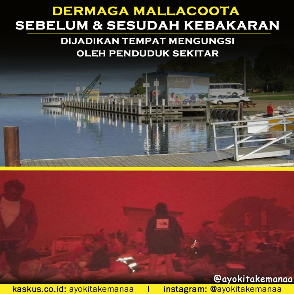 10 Foto Sebelum Dan Sesudah Kebakaran Melanda Wilayah Di Australia, Serem Gan!