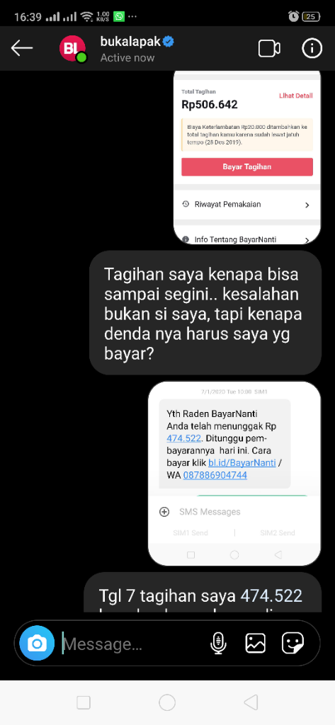 Bukalapak Tidak Bertanggung Jawab