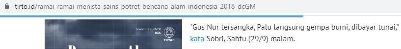 Anak Butuh Sikap Ilmiah dalam Menghadapi Bencana