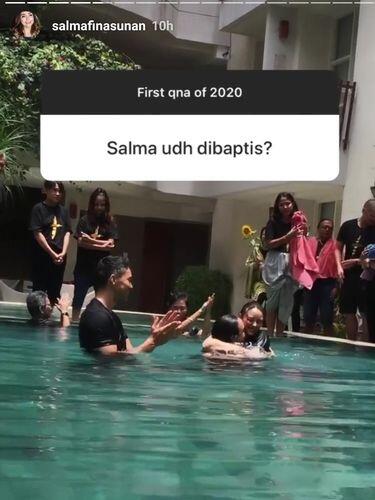 Jawaban Salmafina saat Ditanya soal Baptis