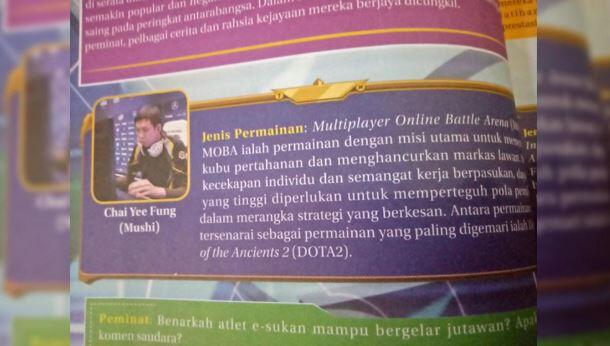 LEGENDA DOTA 2 MUSHI MASUK BUKU PELAJARAN MALAYSIA