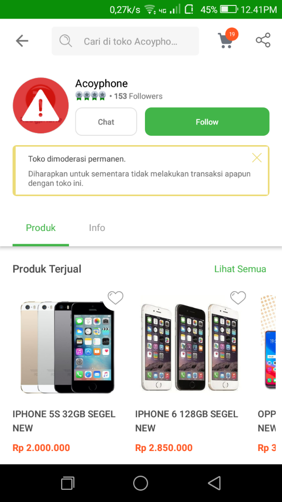 Saya kehilangan uang 3,8 juta di Tokopedia.