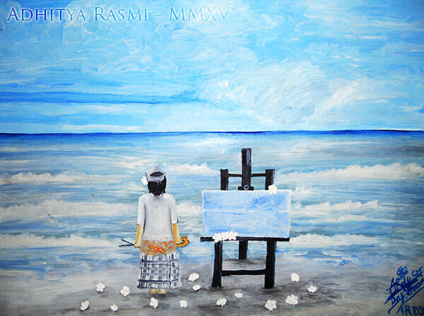 Mimpi mimpiku di pantai langit biru