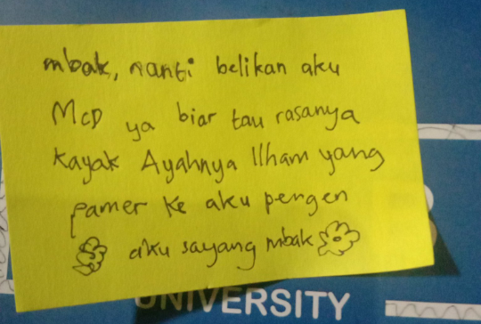 Surat Adik Pesan McD ke Kakaknya Viral di Twitter, Alasannya Bikin Haru Para Netijen!