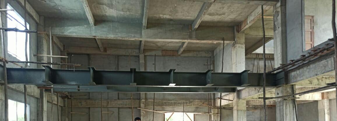 Besi H pada kolom beton