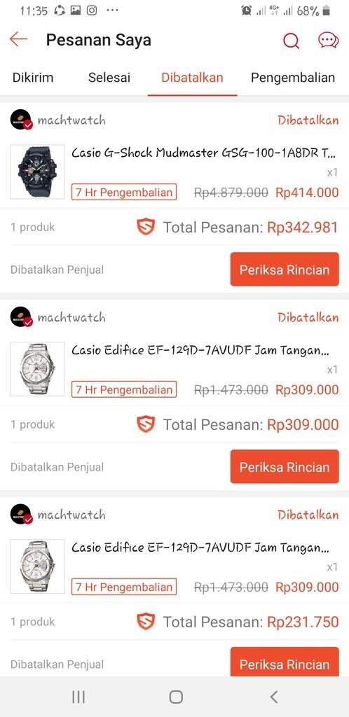 Tertipu diskon MACTHWATCH 